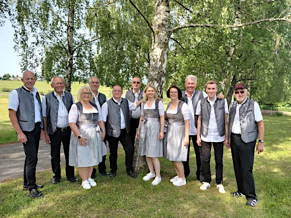 Gr&auml;venwiesbacher Musikanten am 24. Mai auf der Kirmes in Glash&uuml;tten