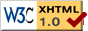 Valid XHTML 1.0!